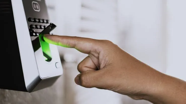 Lector biométrico de huella dactilar